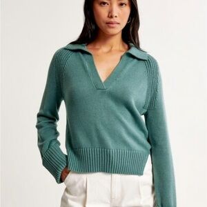 Abercrombie & Fitch Notch-Neck Sweater